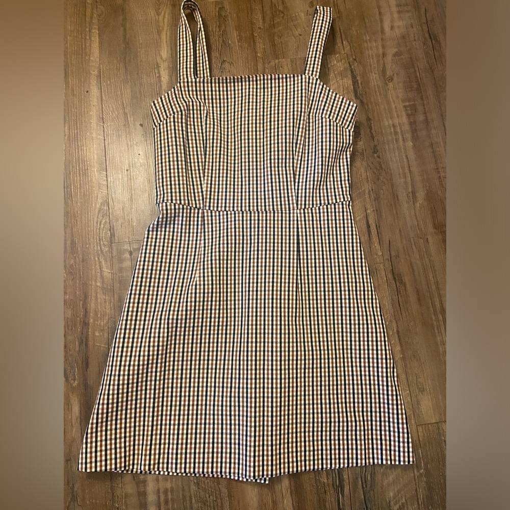 Plaid Dress with pockets